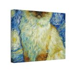 Starry Night Ragdoll Cat Canvas Print — Stretched Wall Art - Image 2